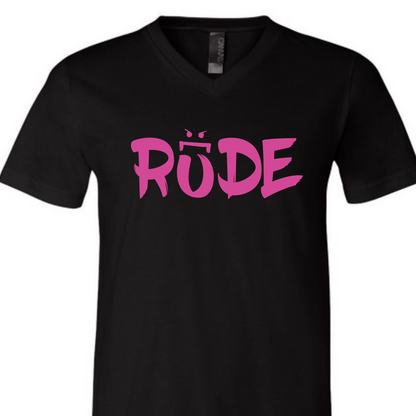 RUDE Unisex V-Neck T-Shirt