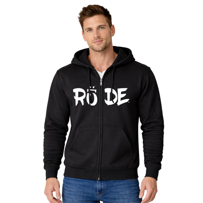 RUDE (Big Logo) Full-Zip Hoodie