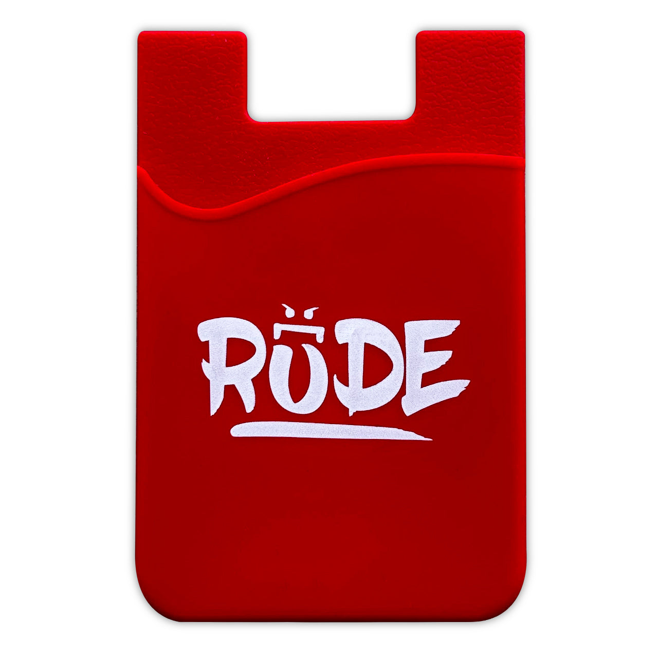RUDE Silicone Players Card Phone Sleeve