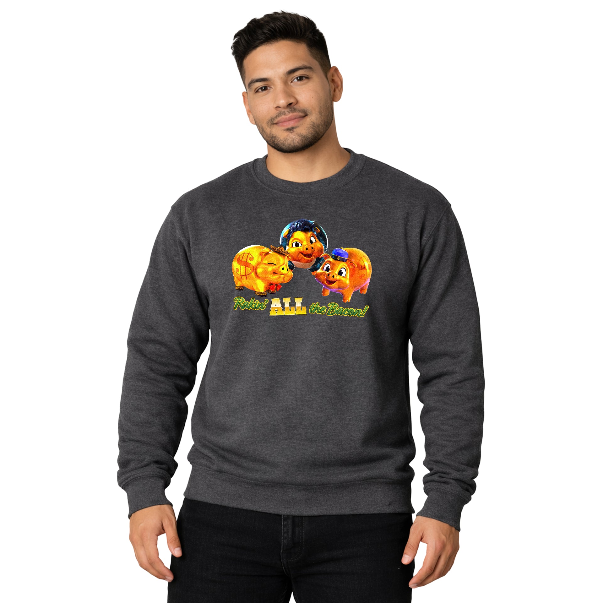 Rakin' All The Bacon Crew Sweatshirt
