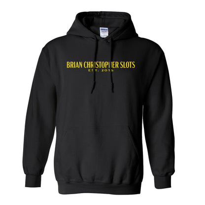 Metallic Est 2016 pullover black front