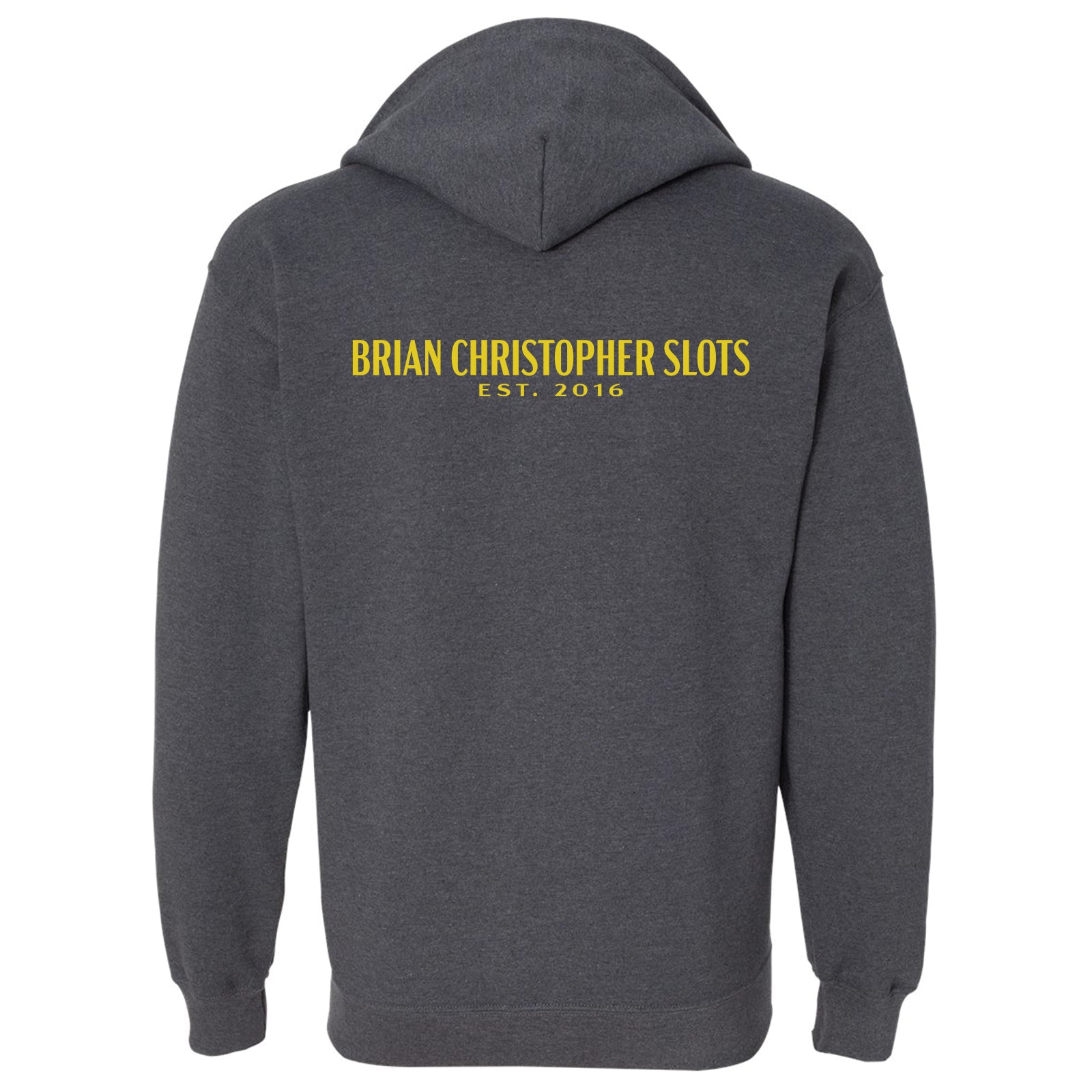 Metallic est 2016 chestback grey fullzip