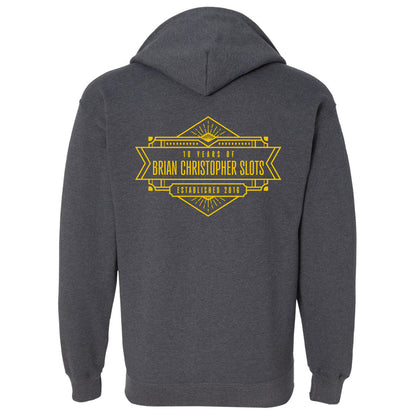 Metallic Fullzip grey Back Anniversary