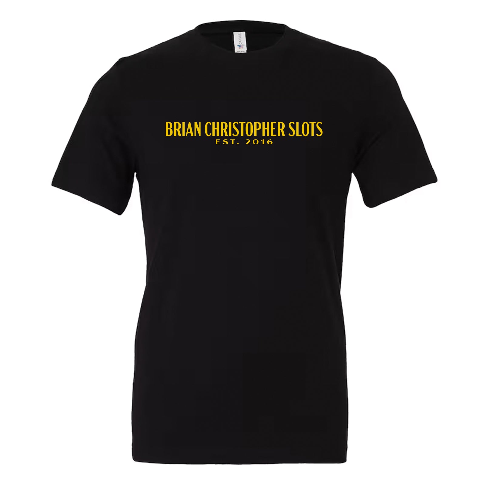 NEW! BC Slots Est 2016 Metallic Crew & V-Neck Tee