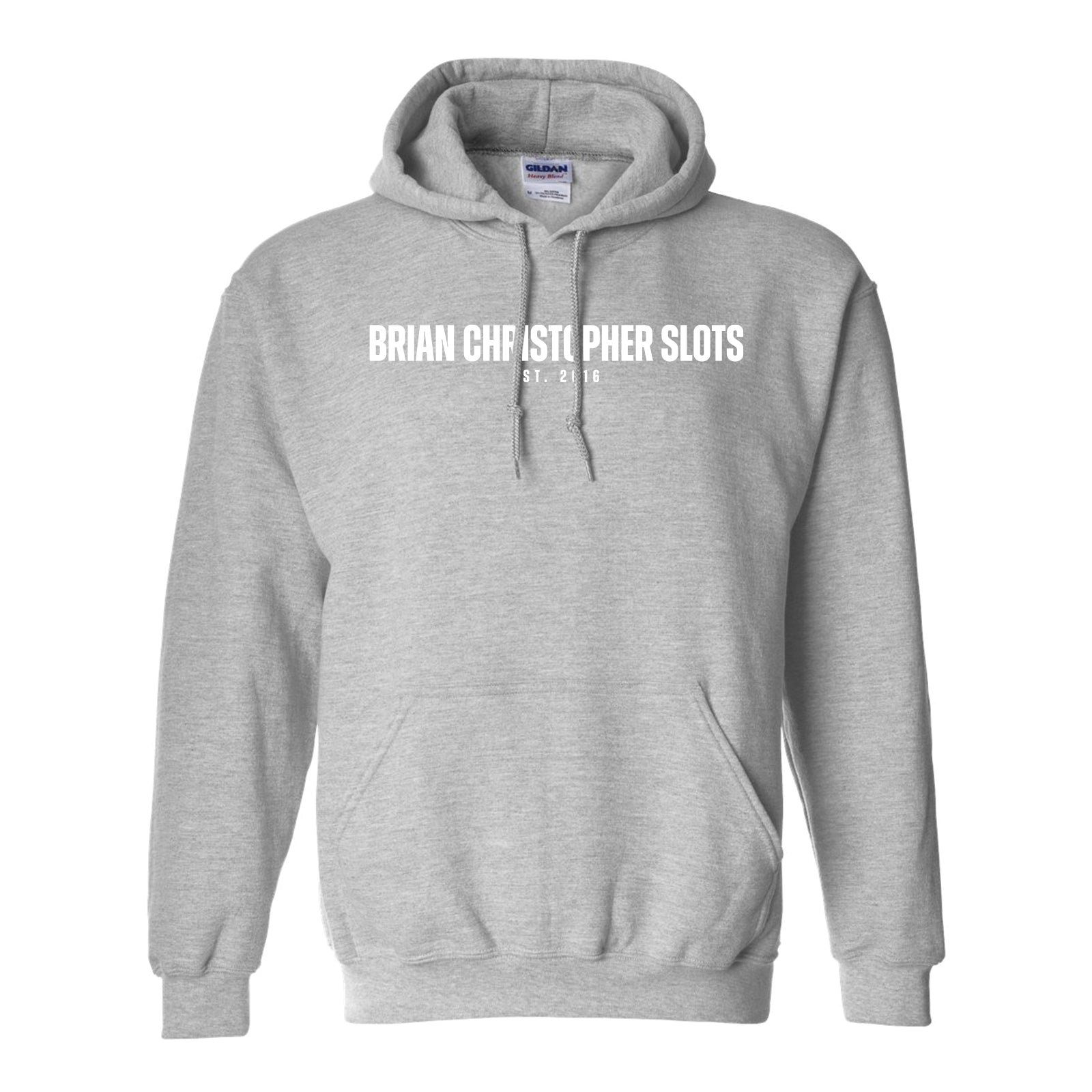 NEW! Brian Christopher Slots Est 2016 Pullover Hoodie