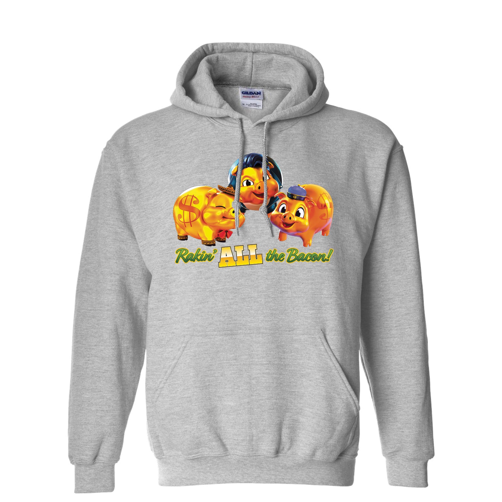 NEW! Rakin' All The Bacon Pullover Hoodie