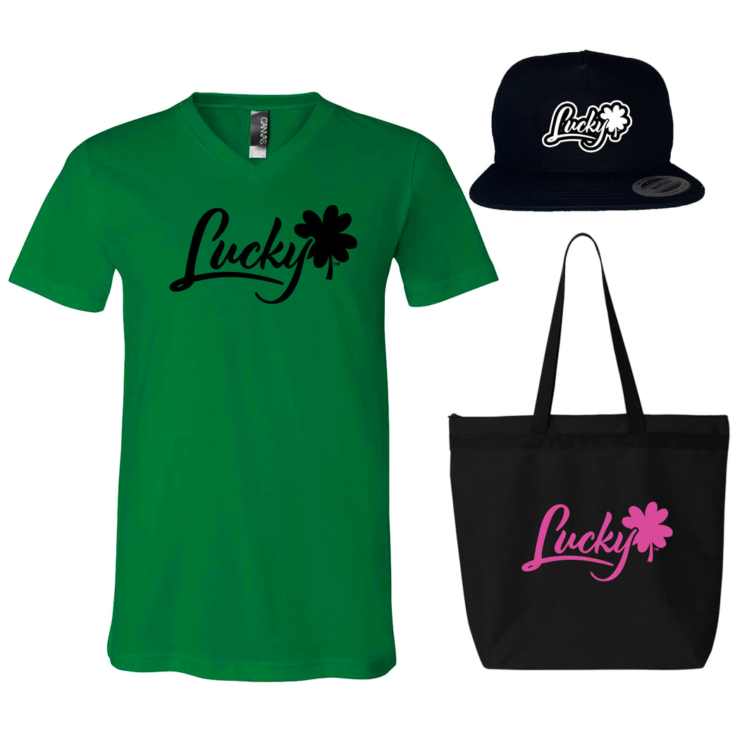 Lucky (Green V-Neck) Bundle