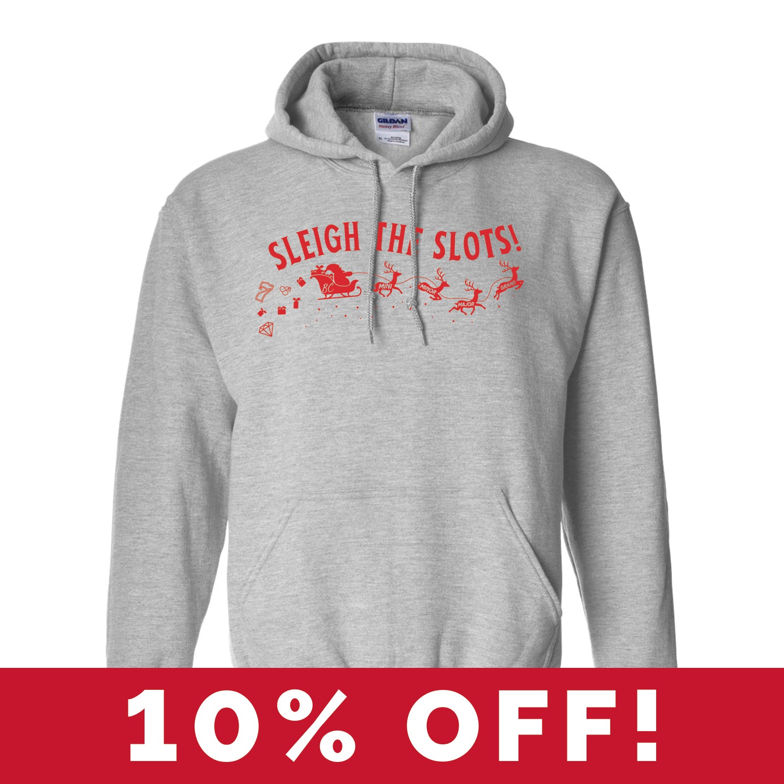 From The Vault: Sleigh The Slots Pullover Hoodie