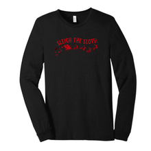 Load image into Gallery viewer, Sleigh The Slots Holiday Unisex Long Sleeve T-Shirt
