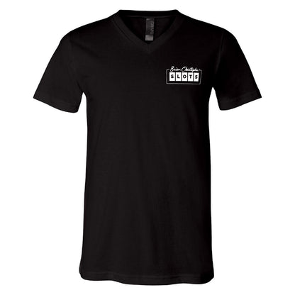 BCSlots Chest & Back Logo Crew & V-Neck Tee