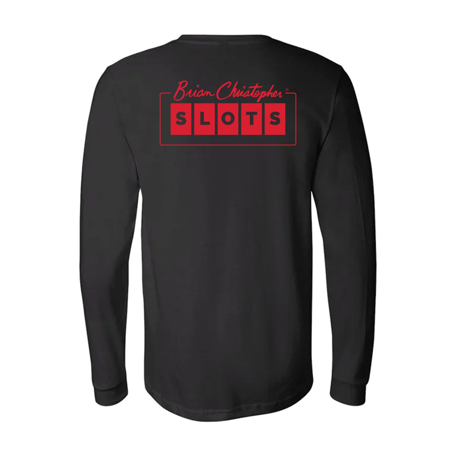 back bcslots chest back long sleeve red