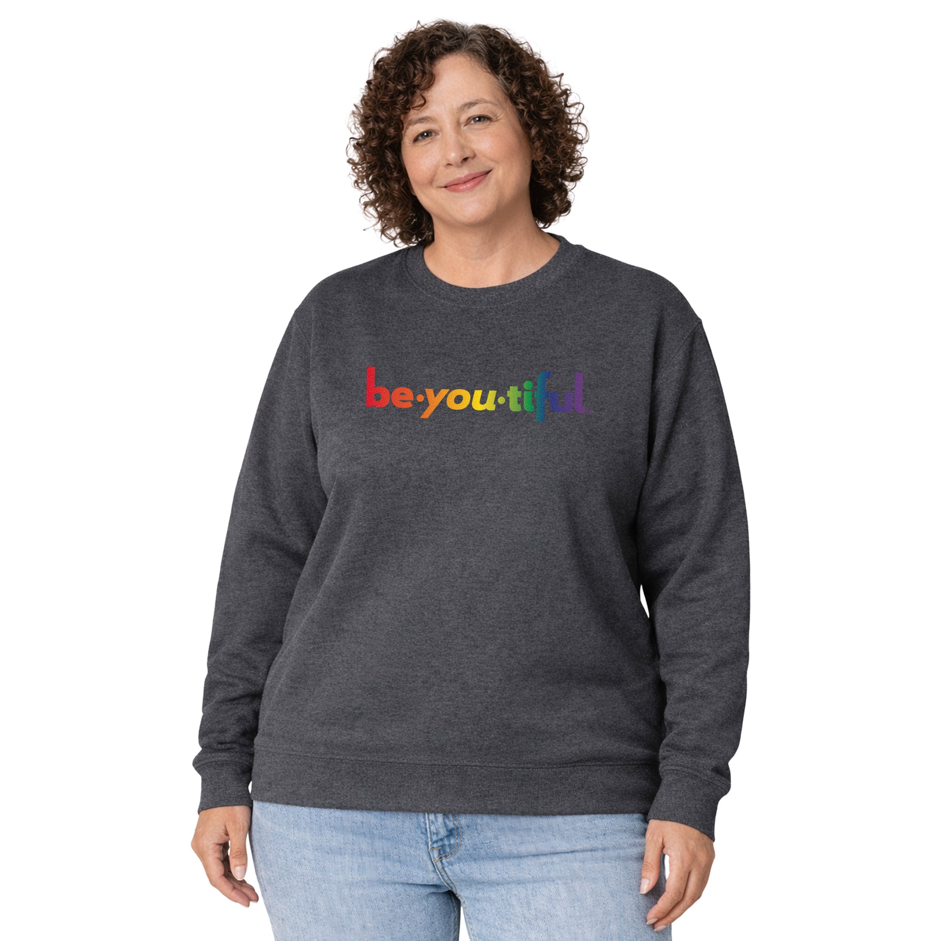 be•you•tiful (Pride) Crew Sweatshirt