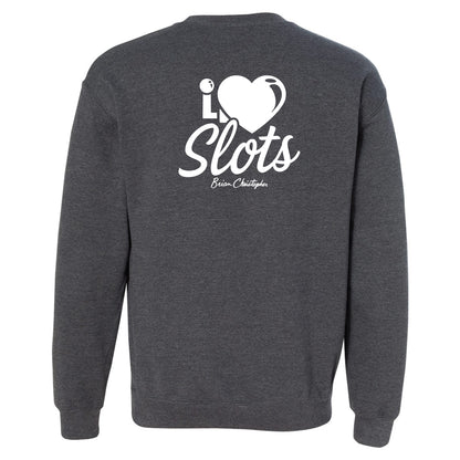 back chestback love slots crewsweat