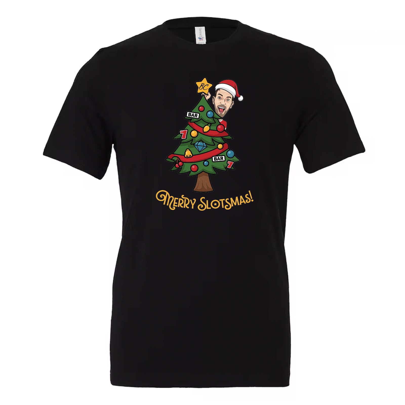 NEW! Merry Slotsmas! Crew & V-Neck Tee