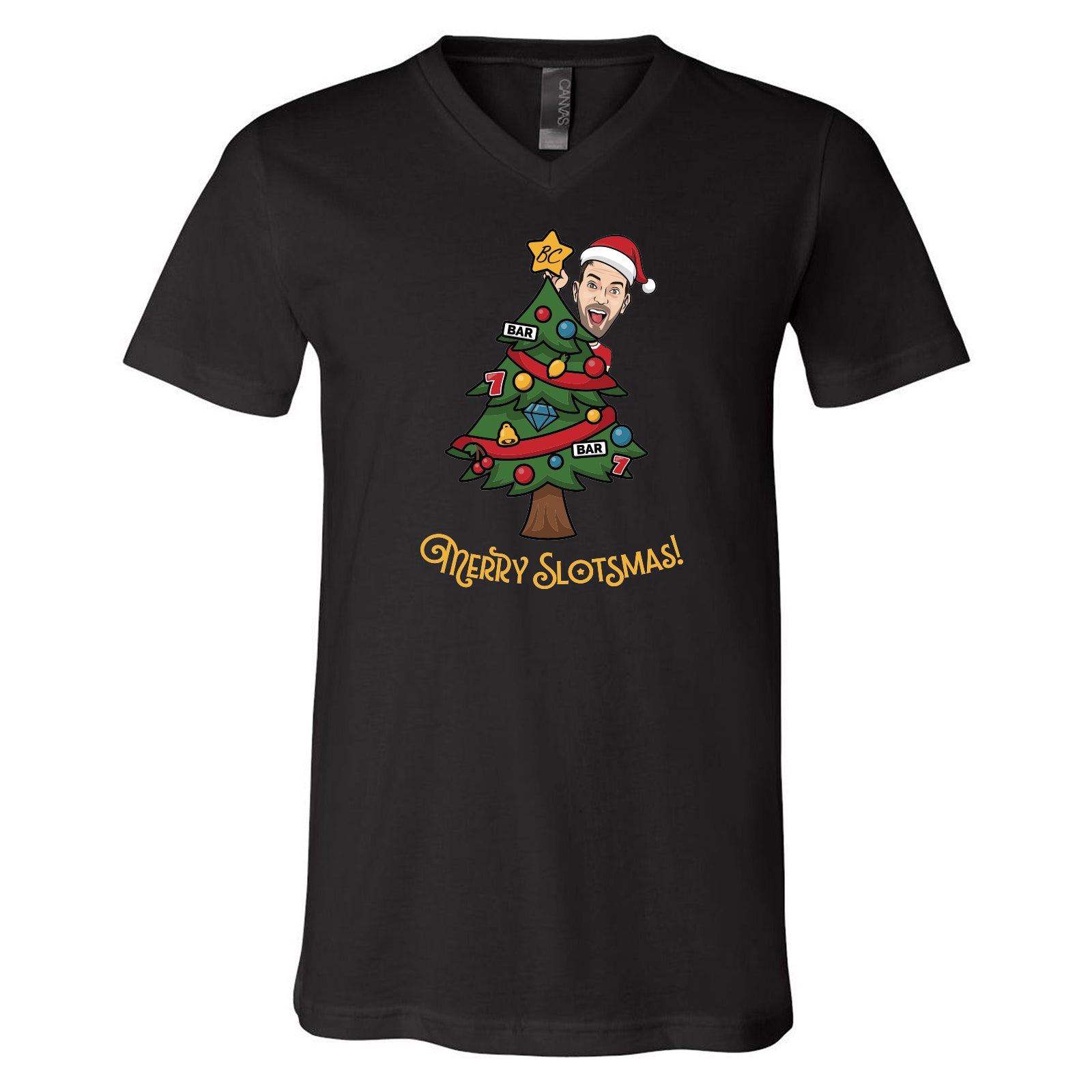 NEW! Merry Slotsmas! Crew & V-Neck Tee