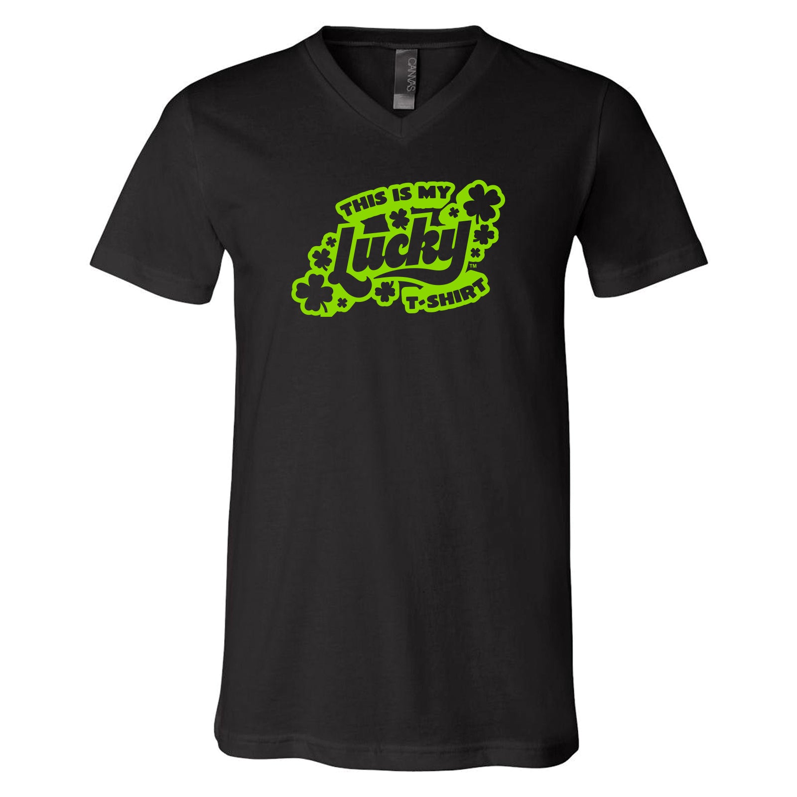 front vneck this my lucky