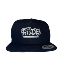 Load image into Gallery viewer, Brian Christopher Rude logo hat with black brim
